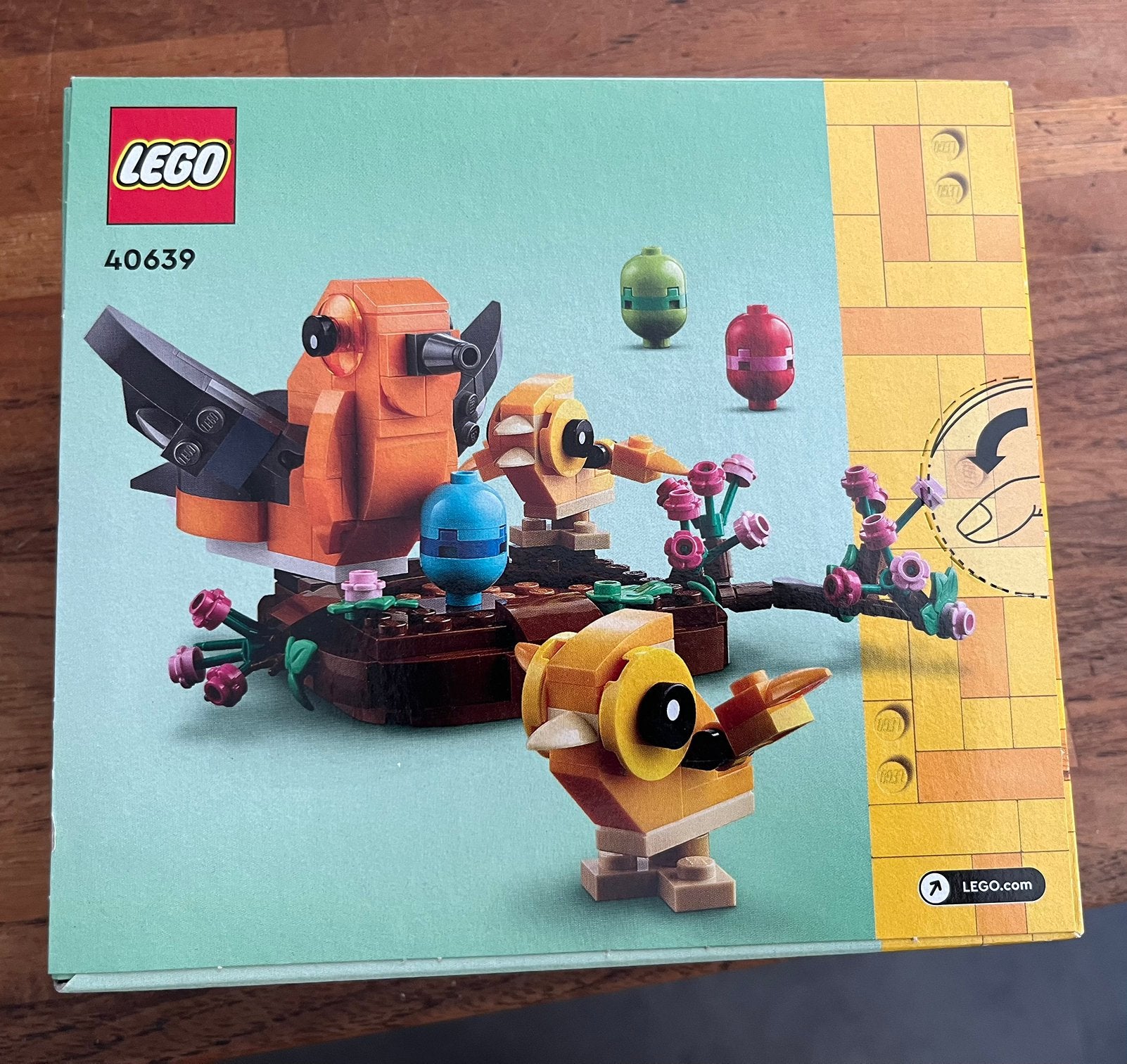 Lego bird’s nest, Ophalen, Zo goed als nieuw