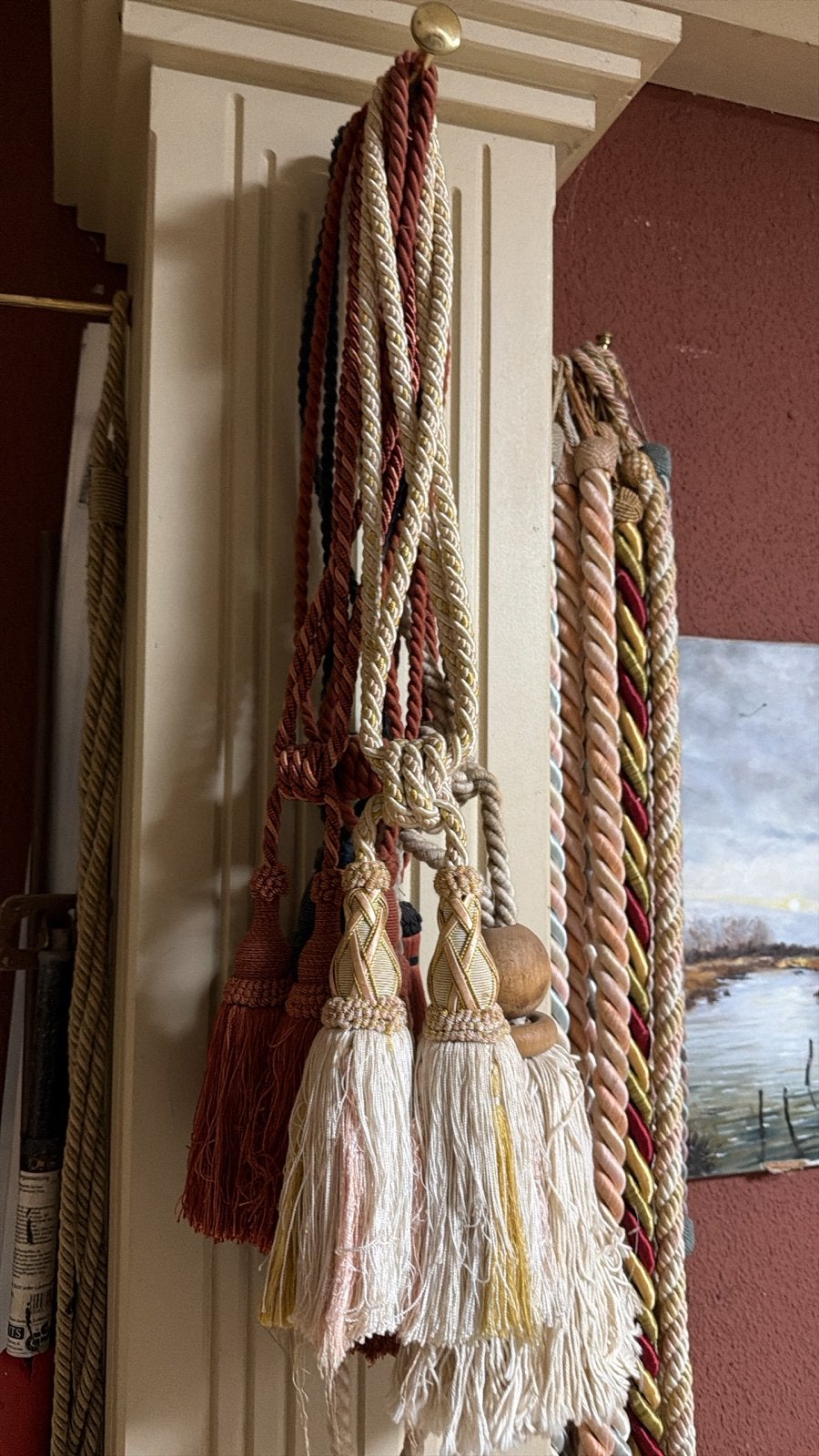 Decoratieve gordijnkwasten en koorden, Huis en Inrichting, Gebruikt, Overige merken, Ophalen of Verzenden, Polyester
