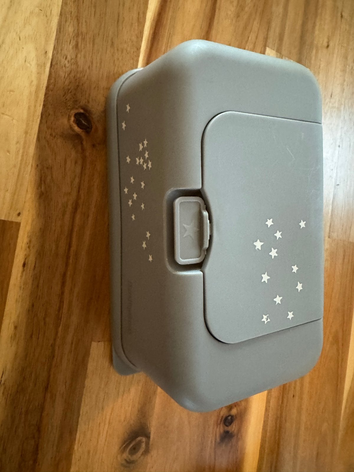 Funkybox - Grijs met witte sterren - Doos voor babydoekjes, Ophalen, Gebruikt