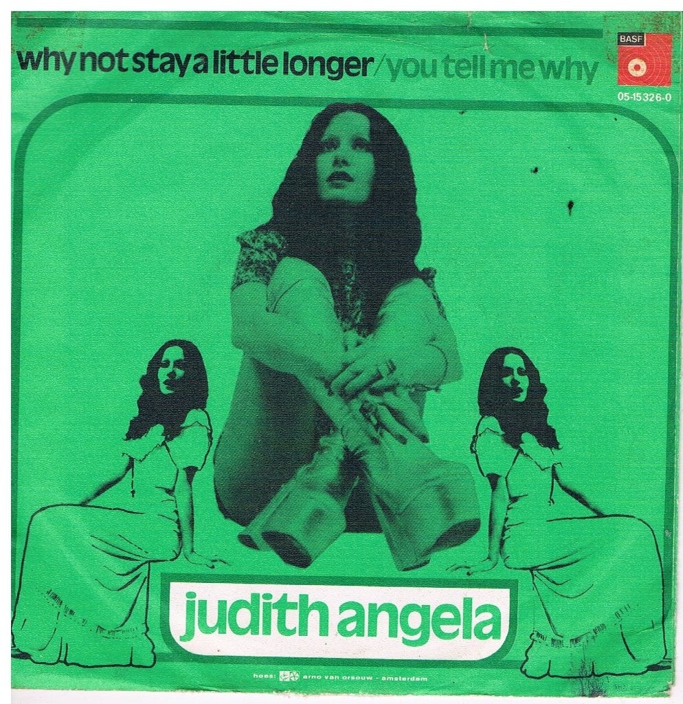 Judith Angela  why not stay a little longer, Ophalen of Verzenden, Zo goed als nieuw, Pop