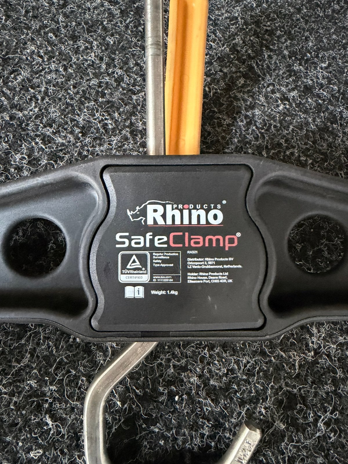 Dakdrager bevestiging Rhino Safe Clamp, Verzenden
