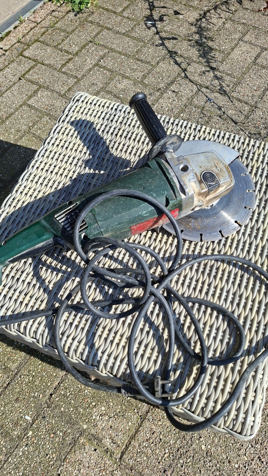 Metabo haakse slijper - Krachtig en betrouwbaar, Ophalen, Gebruikt, 700 tot 1000 watt, Haakse handslijpmachine
