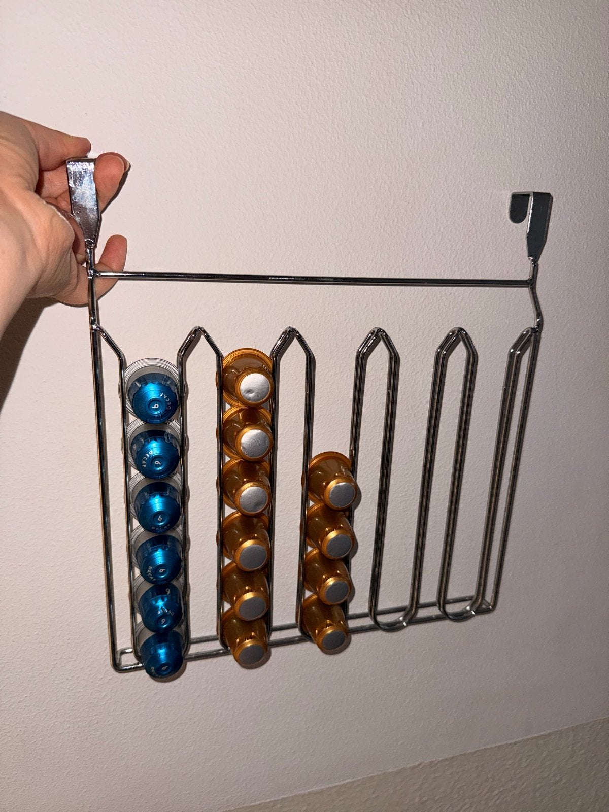 Nespresso capsulehouder (cups)  - Ophangbaar - Metaal, Zilver, Ophalen of Verzenden, Metaal, Overige merken