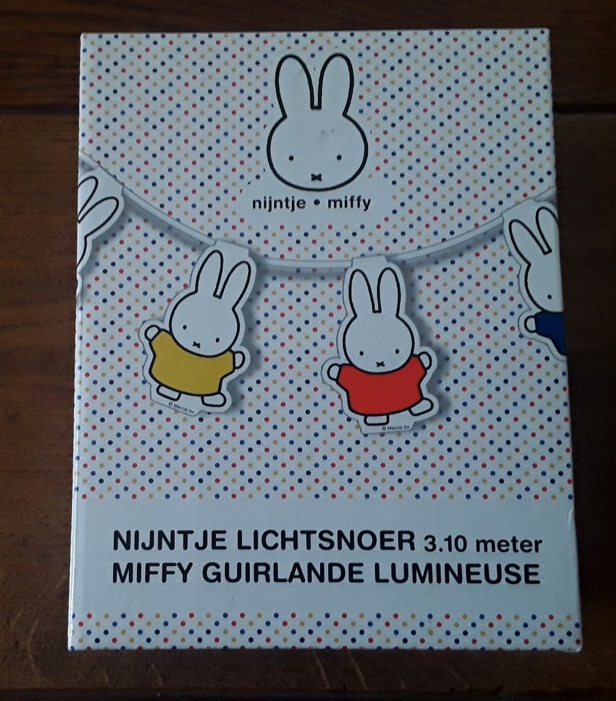 Nijntje + Miffy lichtsnoer- 3,1 meter - ledverlichting - nie, Ophalen of Verzenden, Nieuw, Lamp