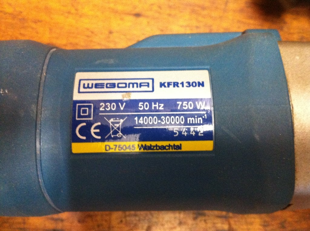 Wegoma KRF-130N kantenfrees+Festool frezan, Ophalen of Verzenden, Gebruikt, Elektrisch, Bovenfrees