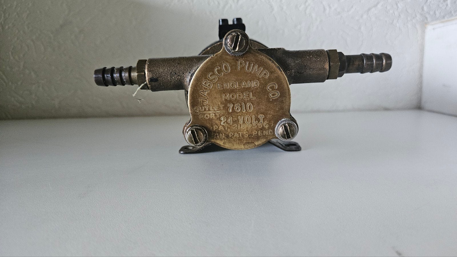 Vintage JABSCO model  7610 Koelwaterpomp  24V, Watersport en Boten, Ophalen of Verzenden, Gebruikt, Motor en Techniek