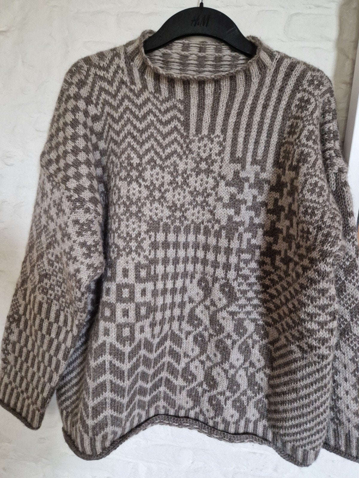 Noorse wollen trui XL zgan - Warm en stijlvol, Verzenden, Zo goed als nieuw, Maat 46/48 (XL) of groter, Meerkleurig