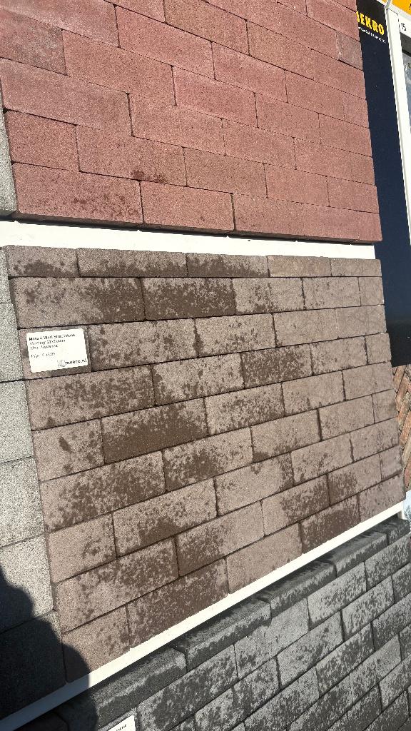 Maas en Waal strackstone 21x7x8 havanna, Tuin en Terras, Tegels en Klinkers, Overige materialen, Overige typen, Nieuw, Ophalen of Verzenden