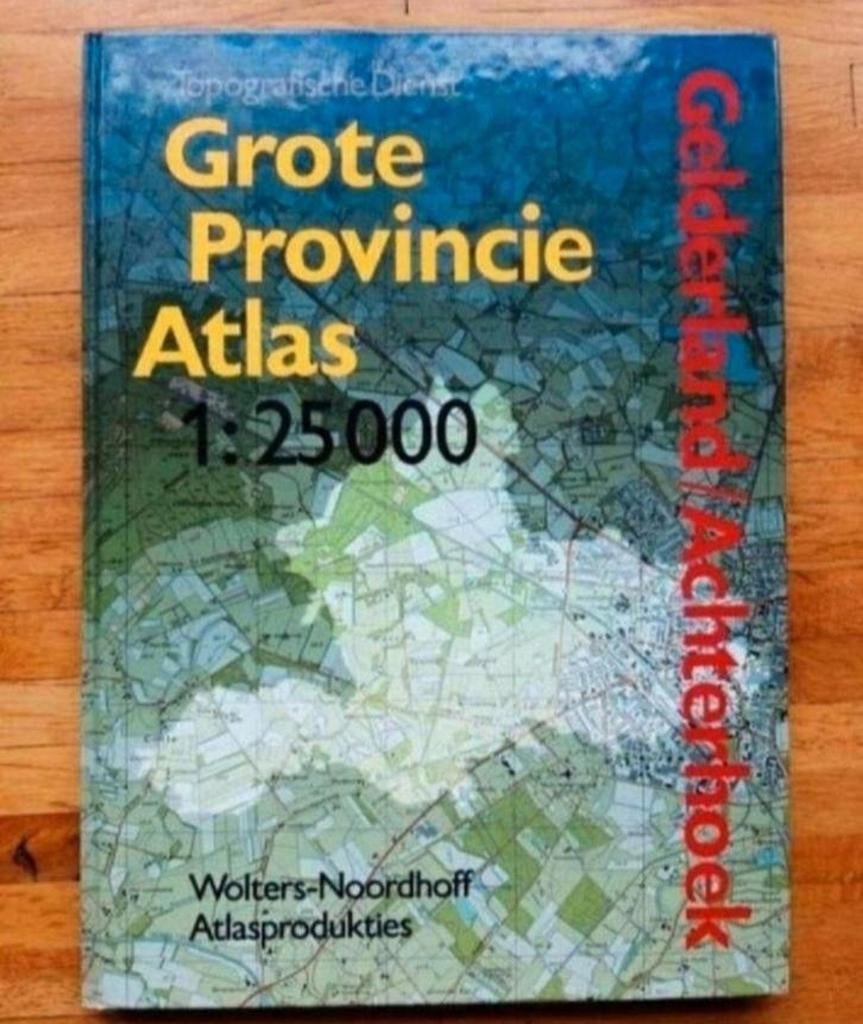 Grote provincie atlas gelderland de achterhoek
Wolters atlas, Ophalen of Verzenden, 1800 tot 2000, Nederland, Landkaart