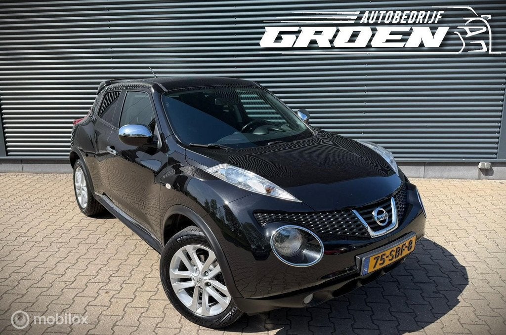 Nissan Juke 1.6 Acenta CAMERA|TREKHAAK|NAP|CRUISE, Auto's, Nissan, Euro 5, 4 cilinders, Origineel Nederlands, Bedrijf