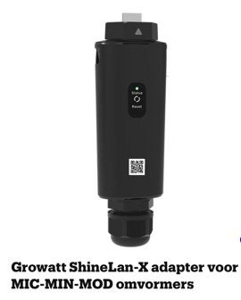 Growatt ShineLan-X adapter voor MIC-MIN-MOD omvormers, Ophalen of Verzenden, Nieuw, Overige typen