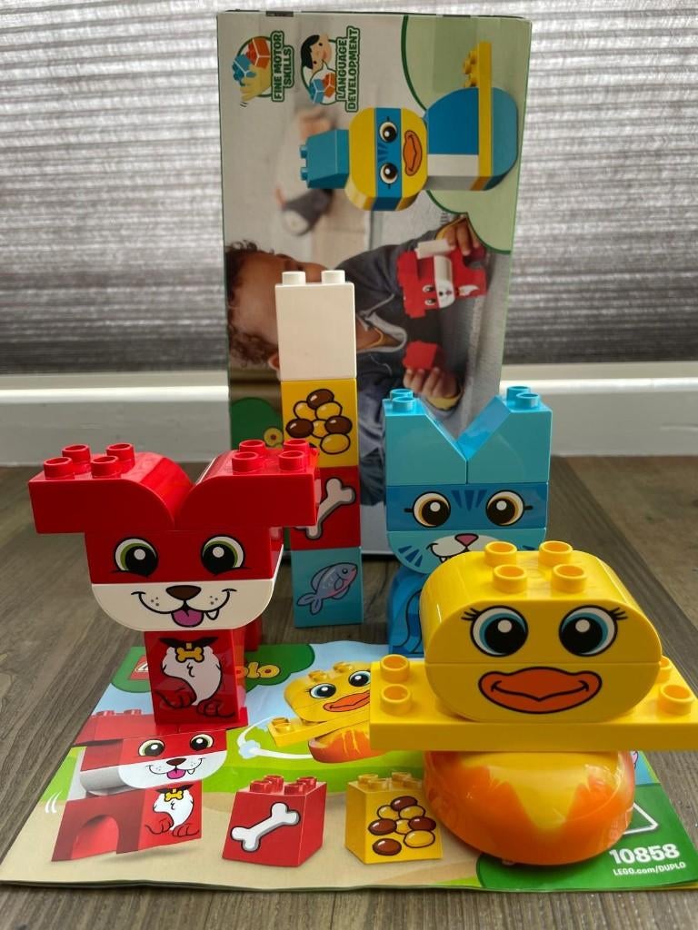 Lego Duplo 10858 My First Animals, Compleet, Gebruikt, Overige thema's, Ophalen of Verzenden