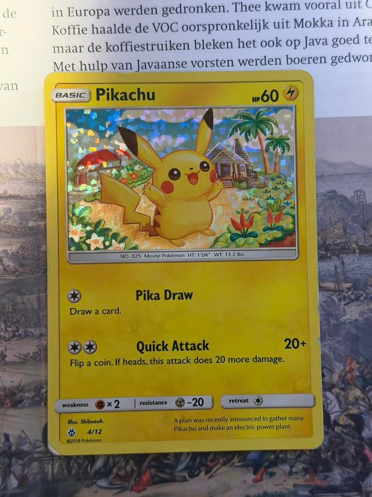Pikachu 4/12 Mc donalds, Ophalen of Verzenden, Zo goed als nieuw