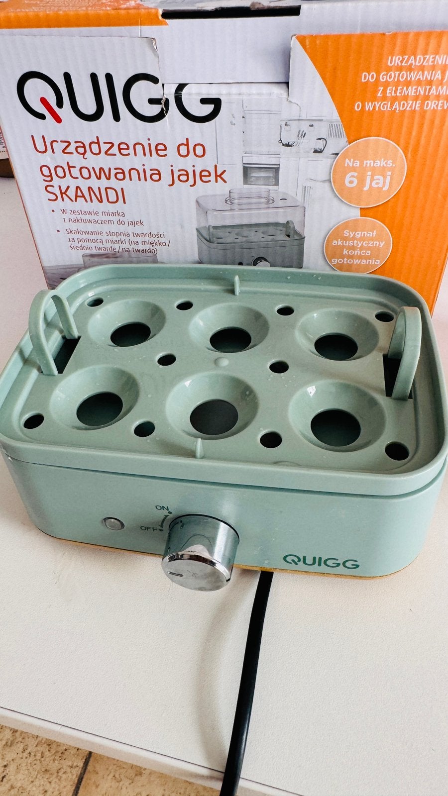 Te koop bijna nieuw eierkoker ,€10., Ophalen of Verzenden, Zo goed als nieuw