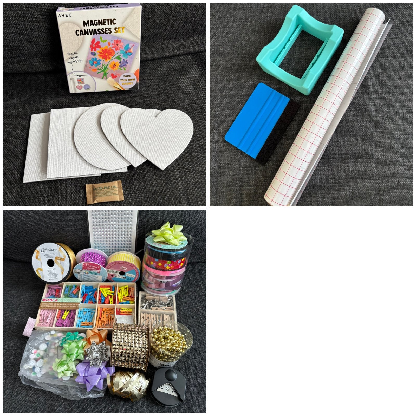 Diverse knutsel set - Gebruikt en nieuw, Meerkleurig, Ophalen of Verzenden, Zo goed als nieuw, Papier of Karton