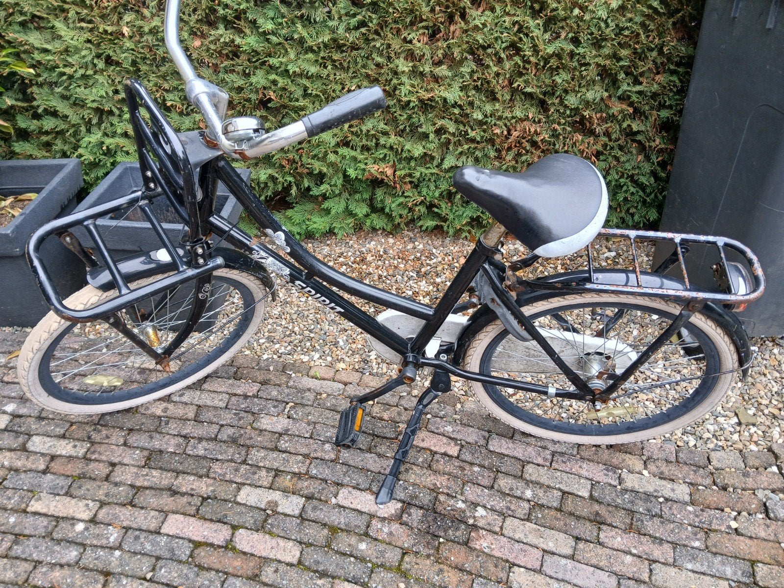 Spirit transportfiets met voordrager - Gebruikt, Terugtraprem, Gebruikt, Overige merken, Ophalen