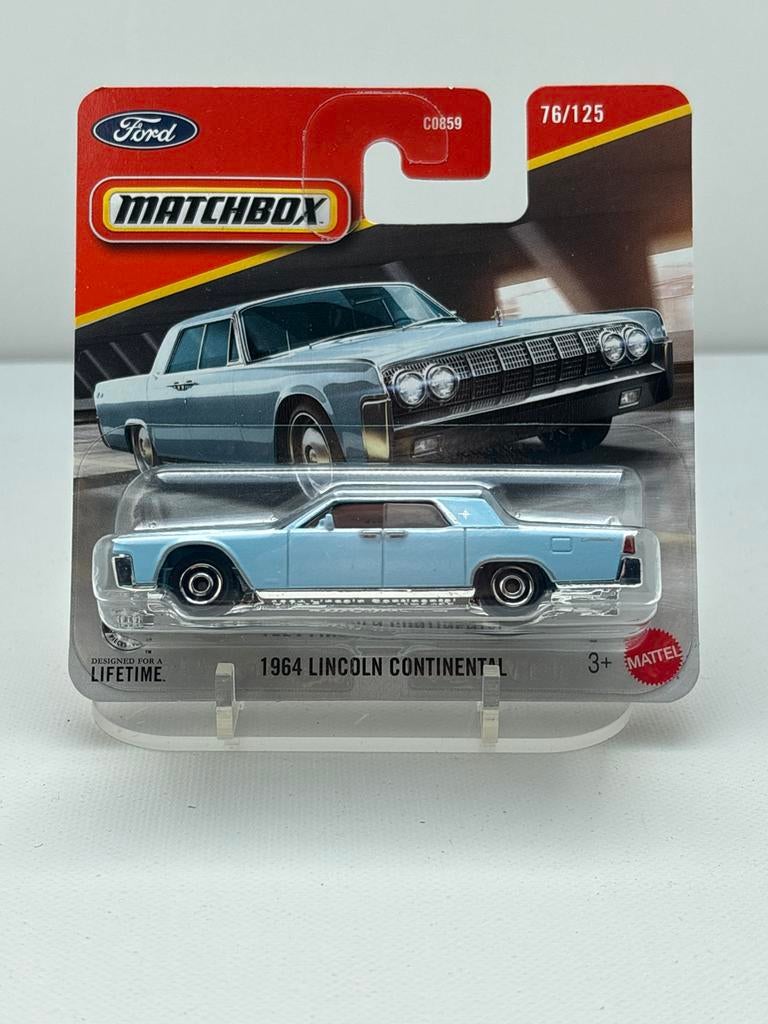 Matchbox 1964 Lincoln Continental - Nieuw in verpakking, Auto, Nieuw, Ophalen of Verzenden, Mattel