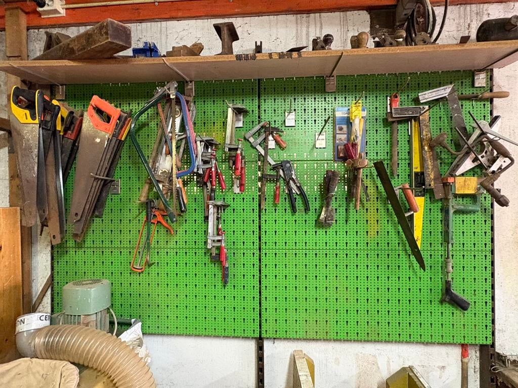 Partij handgereedschap houtbewerking (zagen, beitels, etc.), Ophalen, Gebruikt
