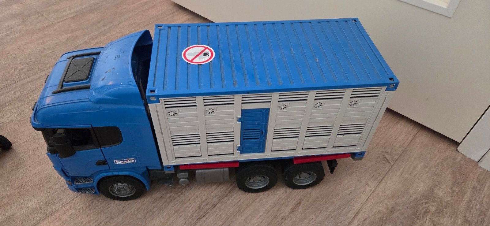 Grote speelgoedtruck veevervoer 45cm, Ophalen, Gebruikt