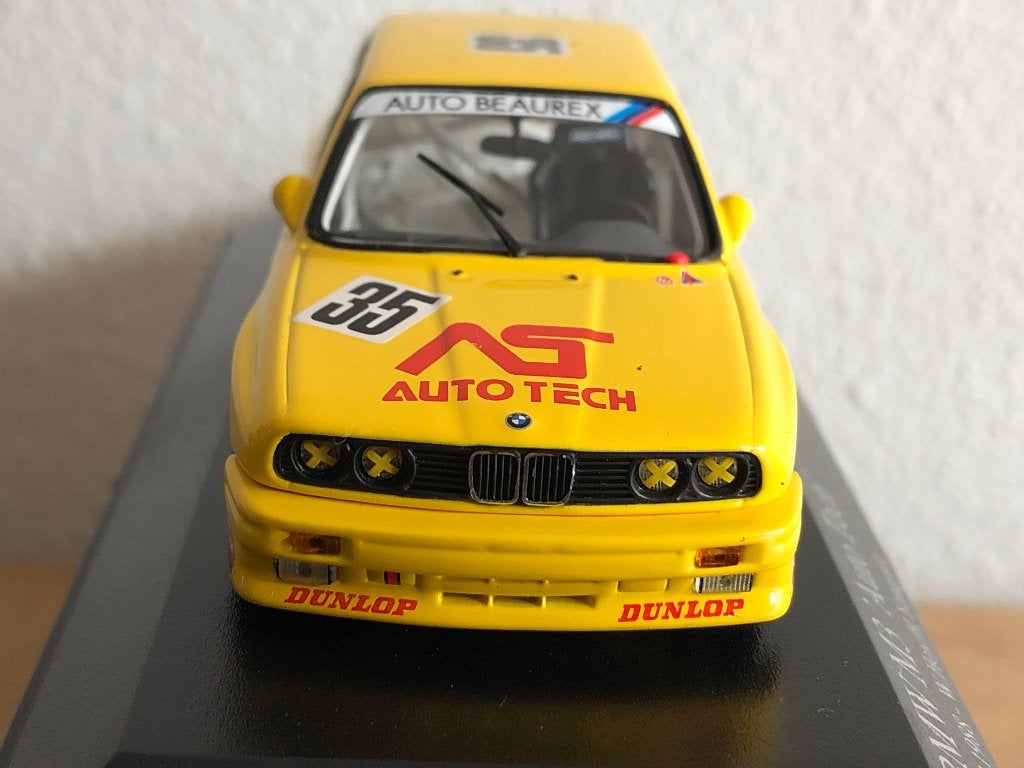 Mdl.037 / BMW E30 M3 " Auto Tech " #35 (Beaurex) NOS 1988, Ophalen of Verzenden, Nieuw, Auto, MiniChamps