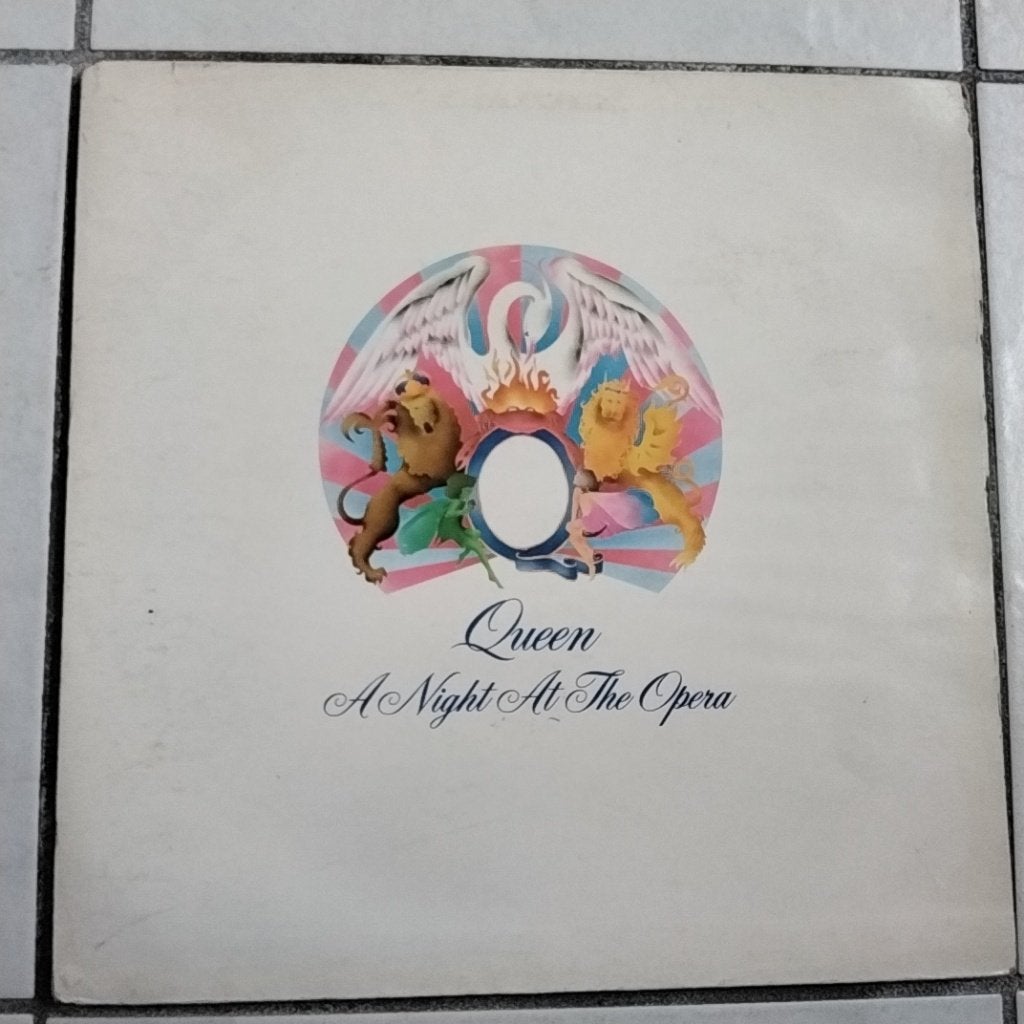 Queen   - LP  -  A night at the opera, Inclusief binnenhoes, Ophalen of Verzenden, Gebruikt, Overige formaten