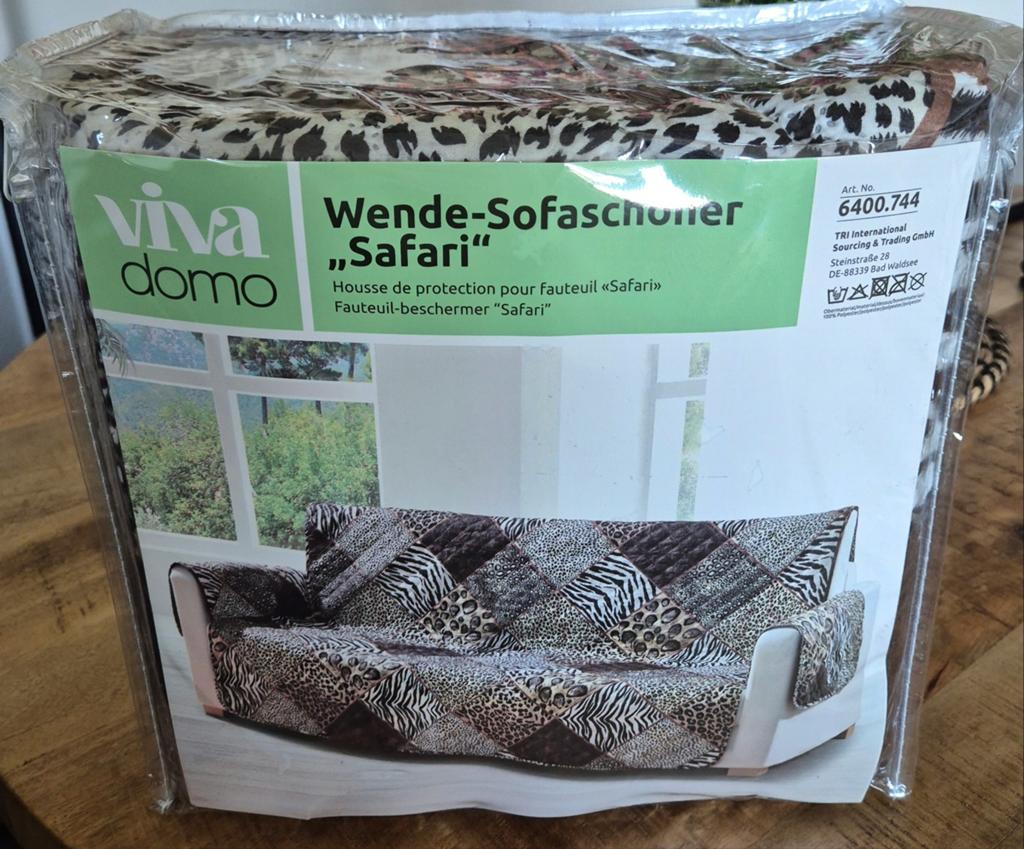 Bank beschermkleed Safari, Huis en Inrichting, Woonaccessoires | Plaids en Woondekens, Ophalen of Verzenden, Nieuw