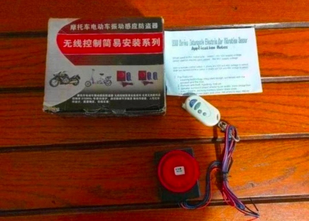 Motor alarm systeem met afstandsbediening, Motoren, Ophalen of Verzenden