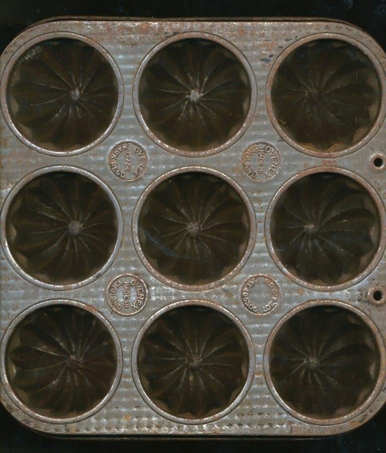Vintage Ovenex metalen bakvorm, Ophalen of Verzenden