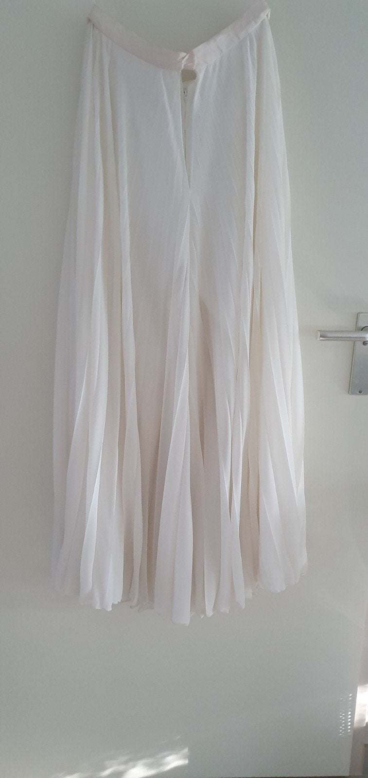 Prachtige lange Plissé broekrok - Maat 40, Kleding | Dames, Maat 38/40 (M), Wit, Ophalen of Verzenden, Zo goed als nieuw