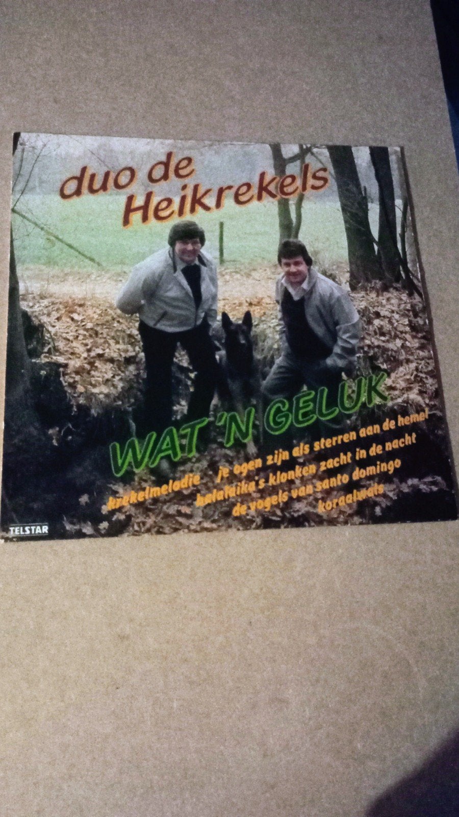 Duo de Heikrekels - Wat 'n Geluk lp (piraat), LP, Gebruikt, Verzenden, Levenslied of Smartlap