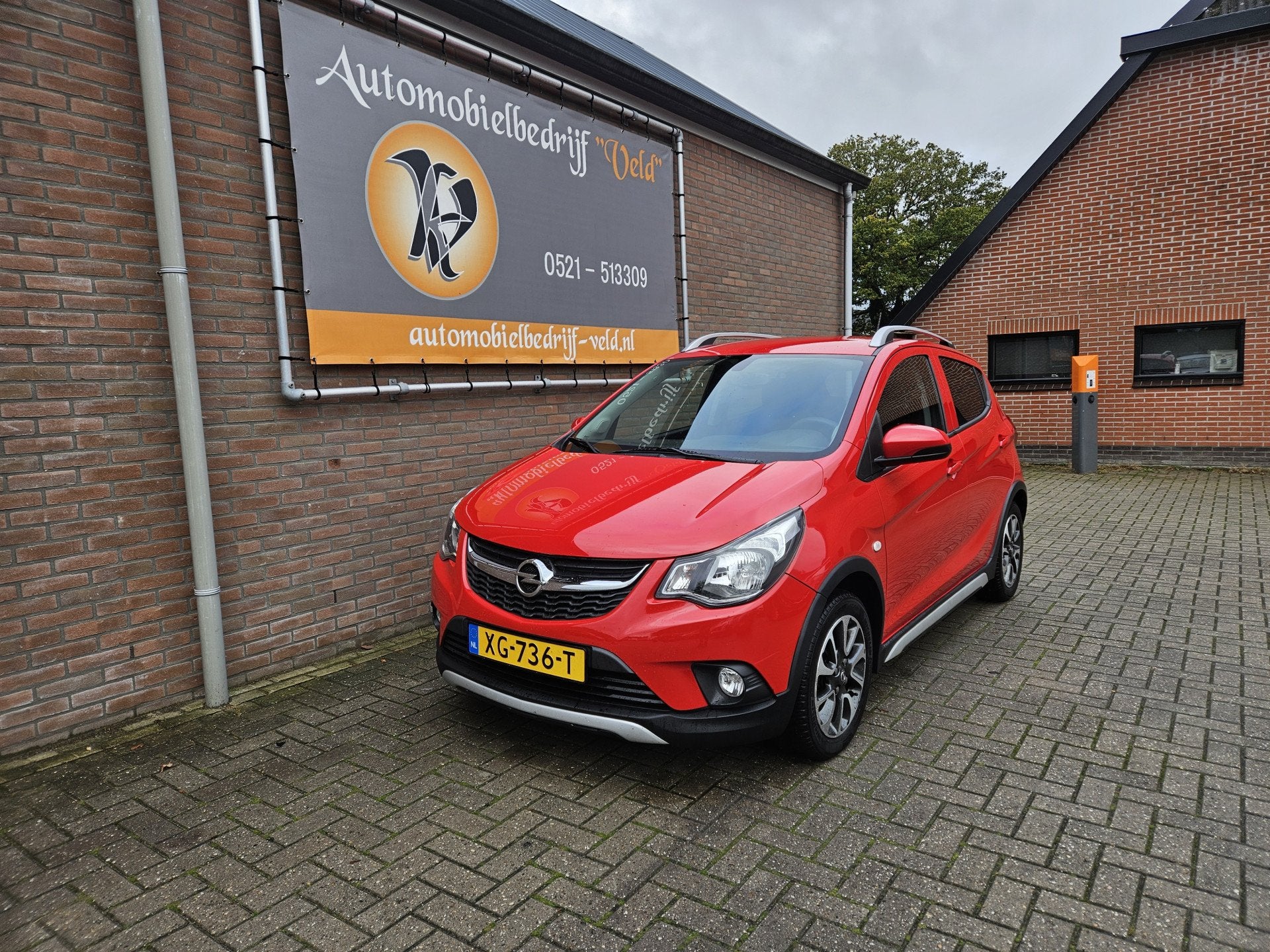 Opel KARL 1.0 Rocks Online Edition (bj 2019), Voorwielaandrijving, 839 kg, Stof, Gebruikt