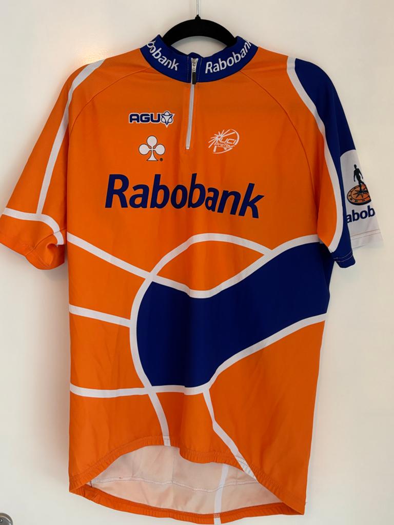 Wielershirt Rabobank Maat L - Vintage Wielerkleding, Ophalen of Verzenden, Zo goed als nieuw, Kleding