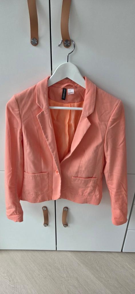 Oranje blazer voor dames maat 36 van H&M, H&M, Oranje, Ophalen of Verzenden, Zo goed als nieuw