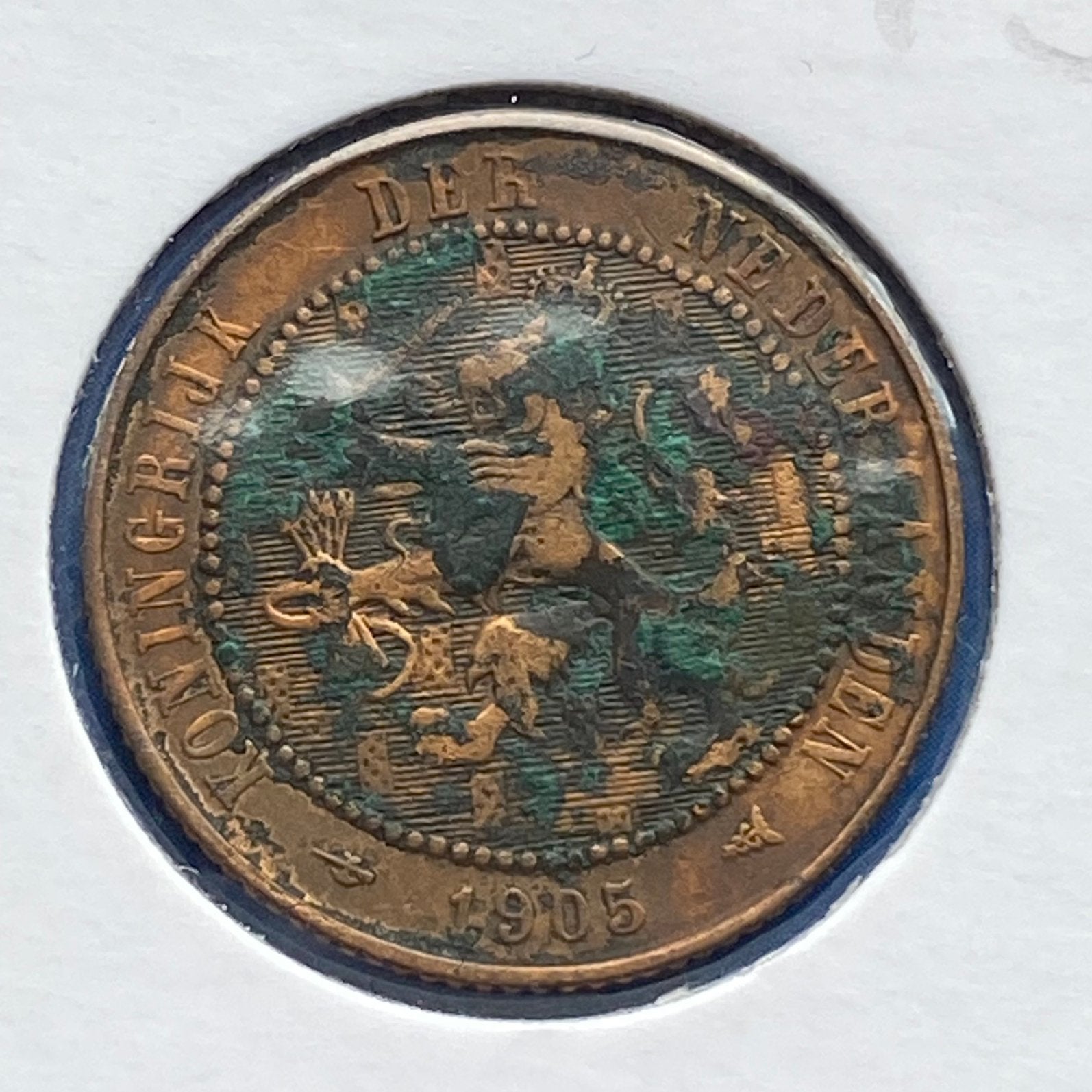 2.5 Cent / Halve Stuiver uit 1905 van Wilhelmina, Verzenden, Koningin Wilhelmina, Overige waardes, Losse munt