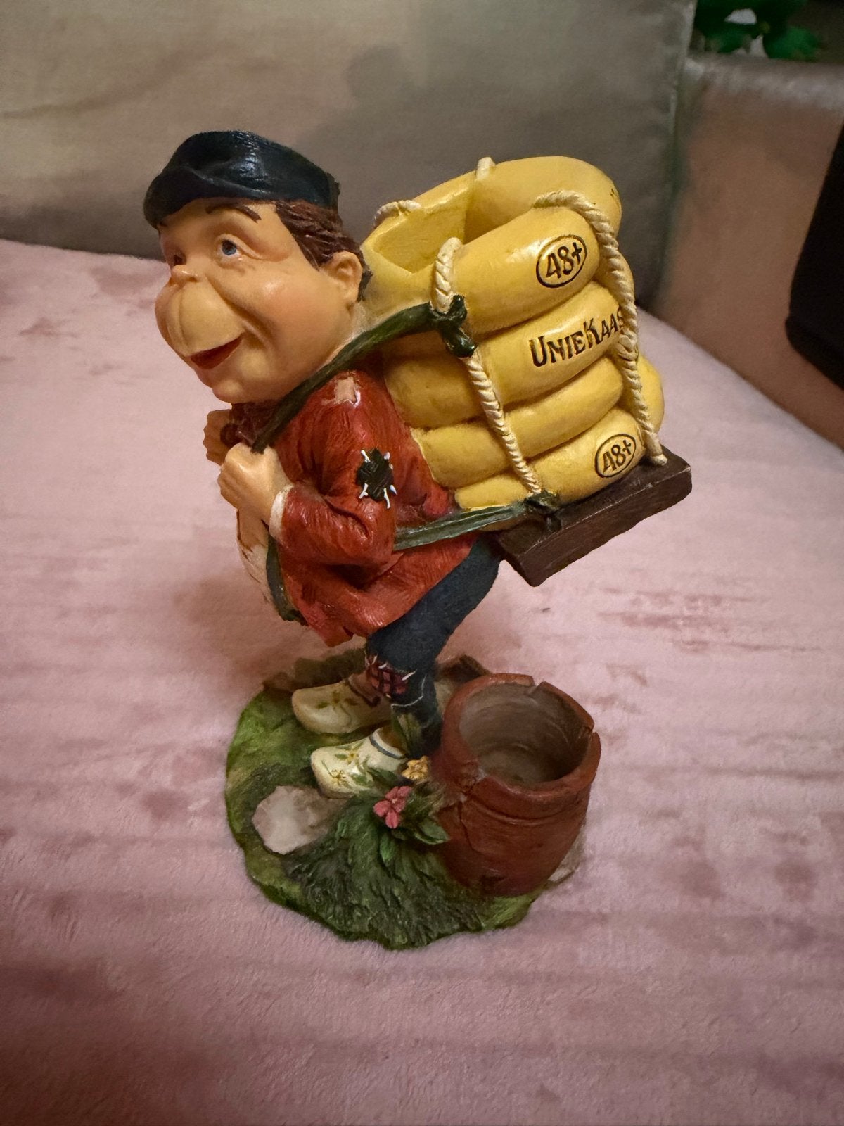 De Laaf Collectie - Kaasdrager Beeldje, Verzamelen, Ophalen of Verzenden, Zo goed als nieuw, Laaf