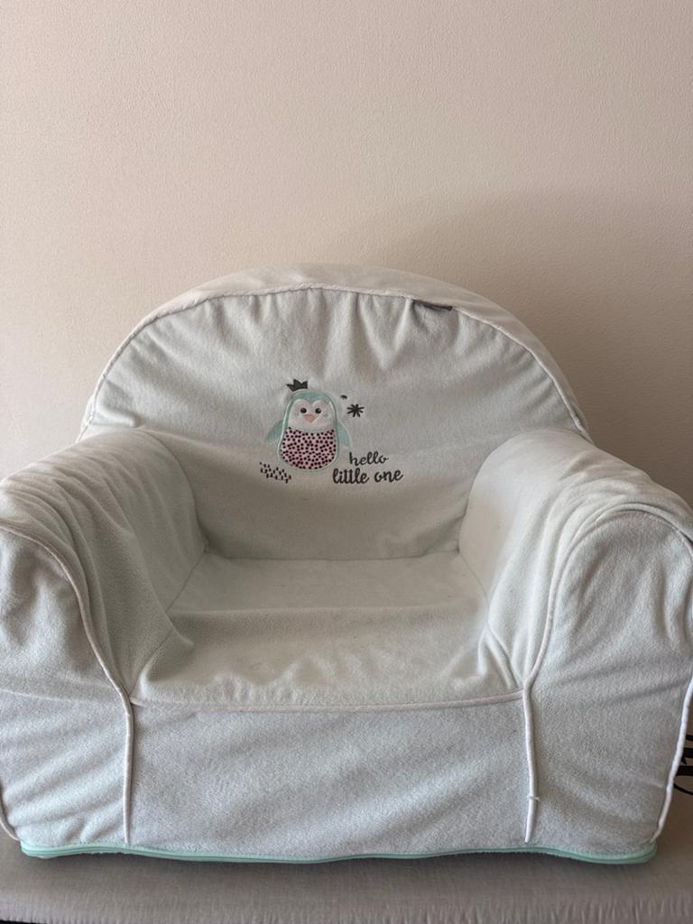 Schattige kinderstoel met pinguïn - Zo goed als nieuw, Ophalen of Verzenden, Zo goed als nieuw, Stoel