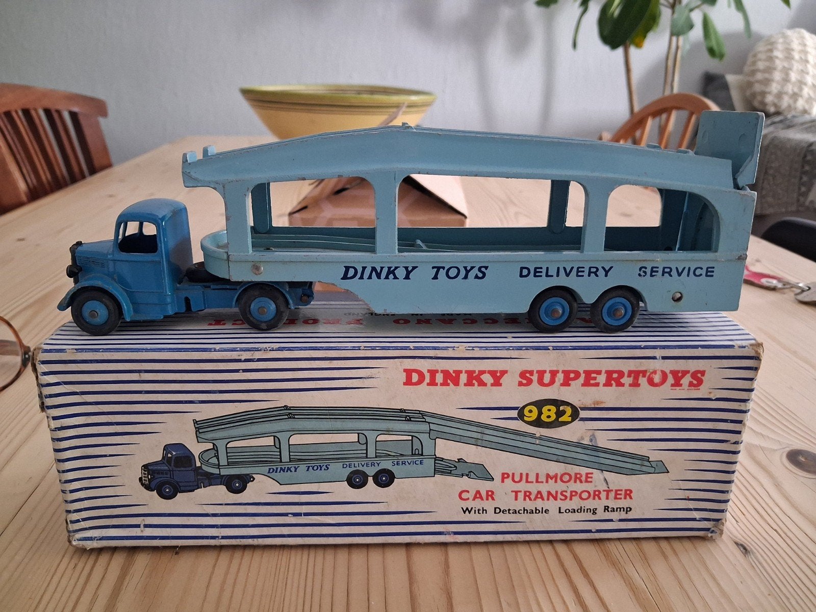 Dinky Supertoys Pullmore car transporter, Ophalen of Verzenden, Gebruikt, Auto, Dinky Toys