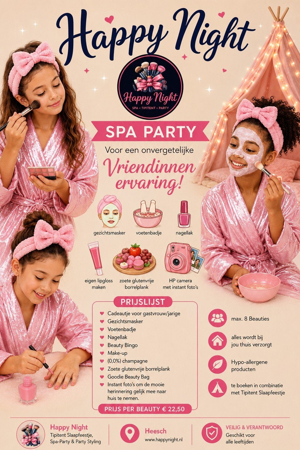 Spa Party / Verjaardag voor mooi budget !, Verzenden, Nieuw