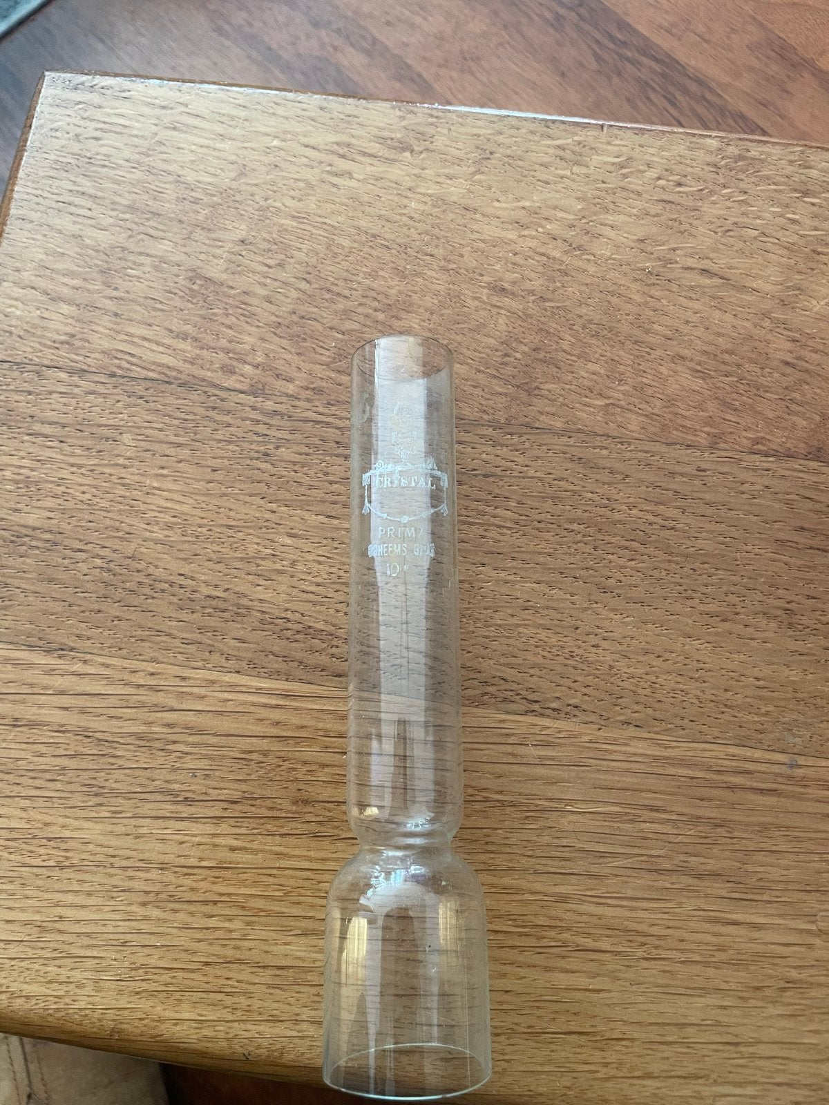 Antieke Kristal Royal Petroleumlamp Glas, Ophalen