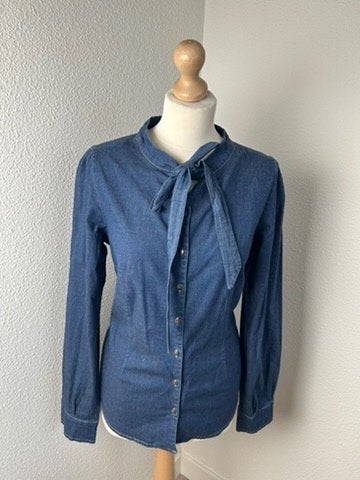 King Louie maat L spijker blouse denim jeans 1585