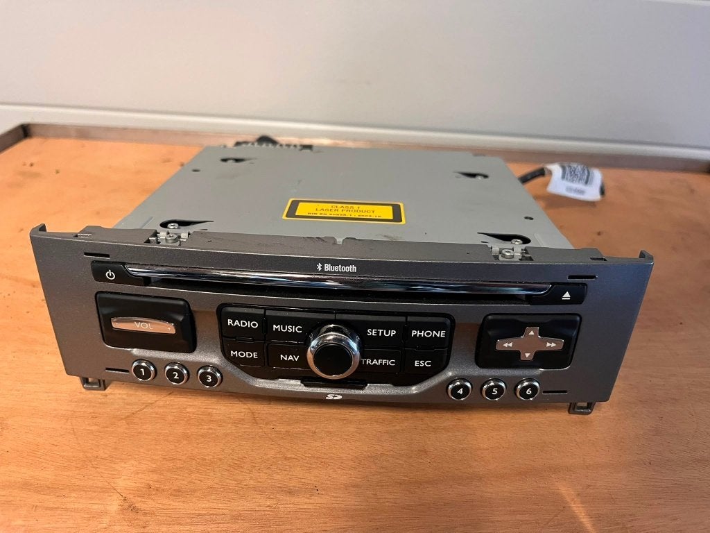 Originele radio Peugeot 308 (met navigatie/Bluetooth), Ophalen of Verzenden, Zo goed als nieuw
