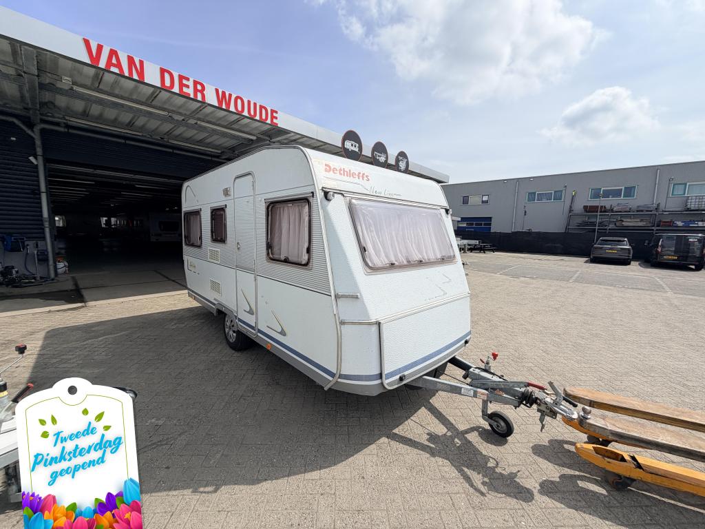 Dethleffs New Line 450 Voortent luifel uitbouw, Caravans en Kamperen, Standaardzit, Bedrijf, 750 - 1000 kg, Kachel