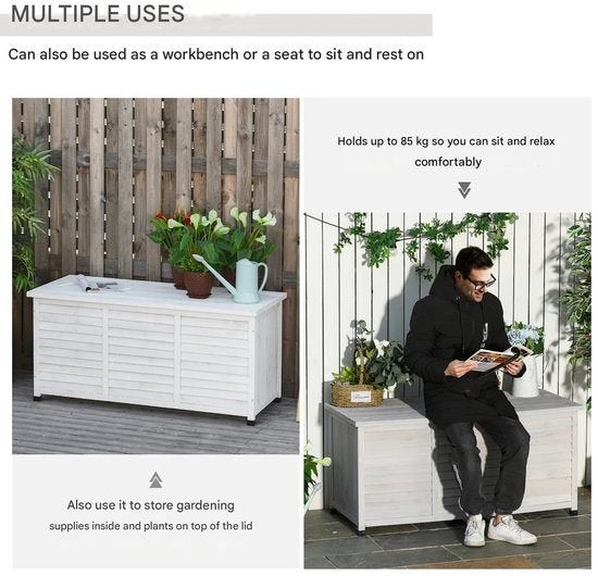 Tuinbox - Tuinkussenbox - Buitenkast - Tuinspullen - met Ope, Corvance B.V., Verzenden, Nieuw, Corvancebol@gmail.com