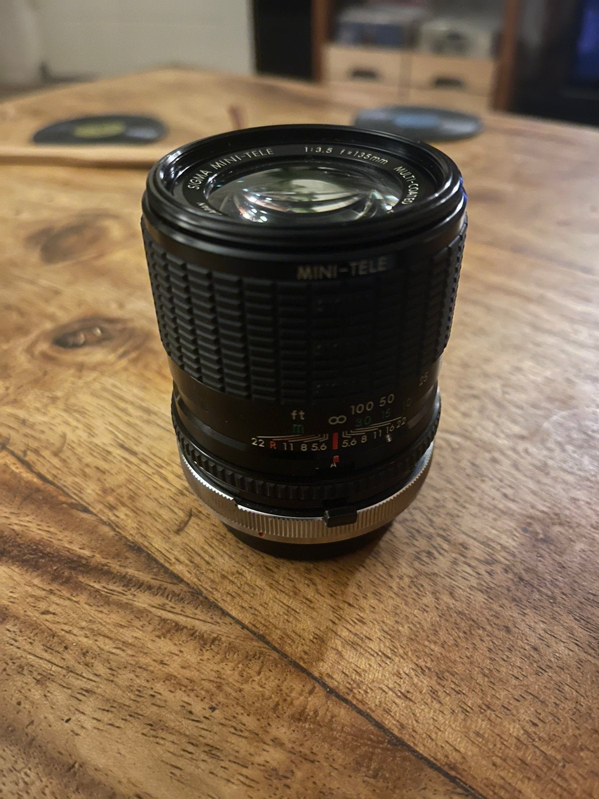 Sigma Mini-Tele 135mm f/3.5 Multi-Coated Canon FD, Gebruikt, Sigma, Canon FD, 135 mm