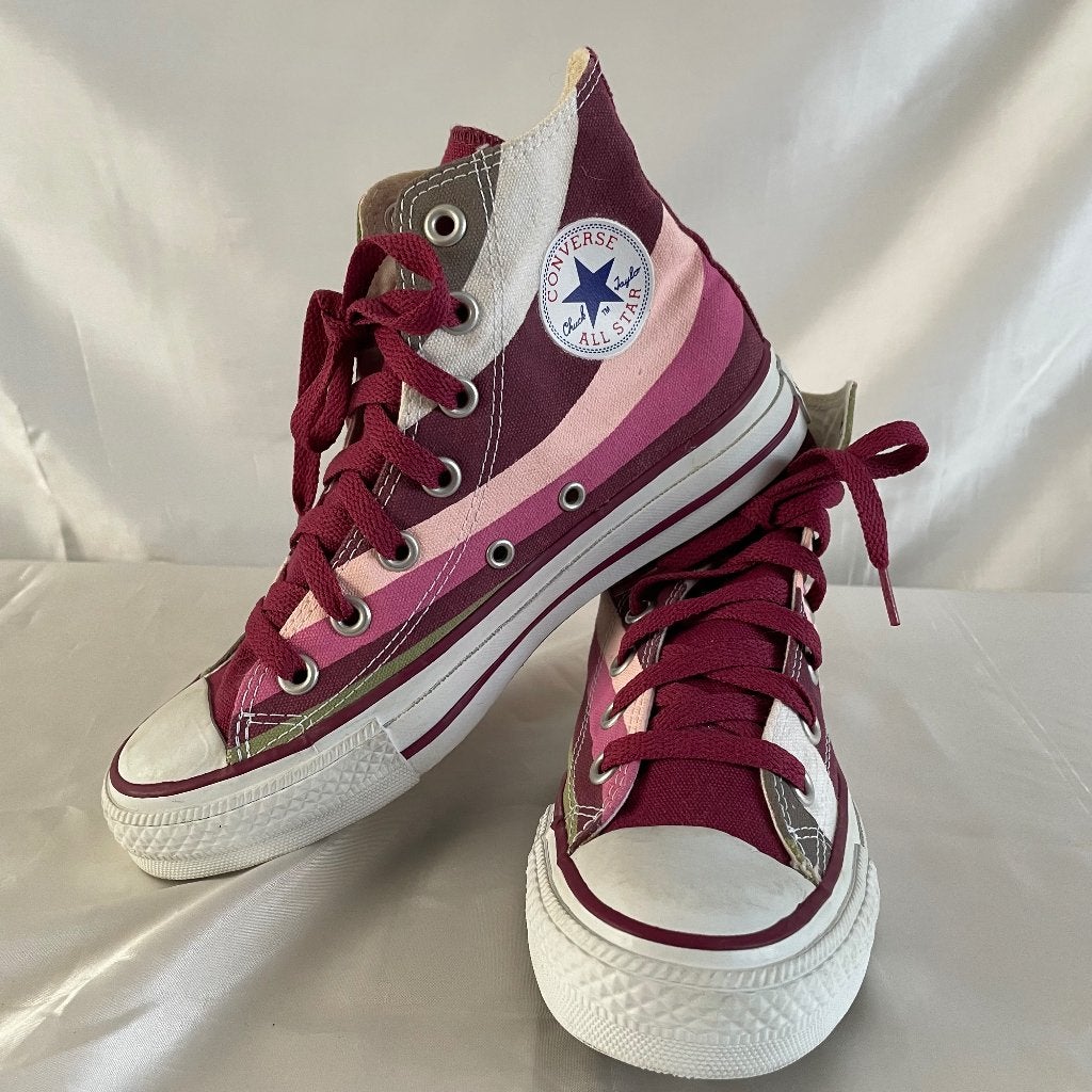 Converse All Star sneakers, maat 36. Bordeaux / Roze., Ophalen of Verzenden, Converse All Stars, Roze, Sneakers of Gympen