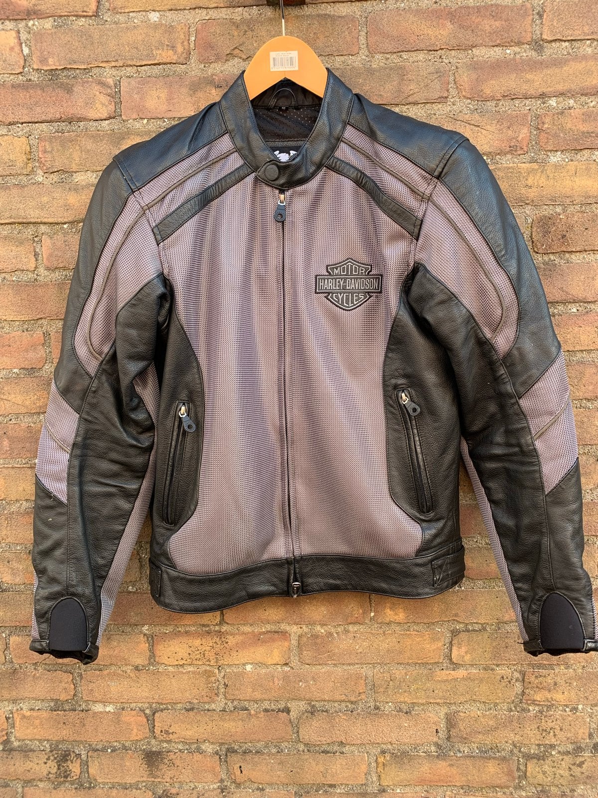 Harley Davidson doorwaai motorjas maat S, Motoren, Kleding | Motorkleding, Ophalen, Tweedehands, Jas | textiel