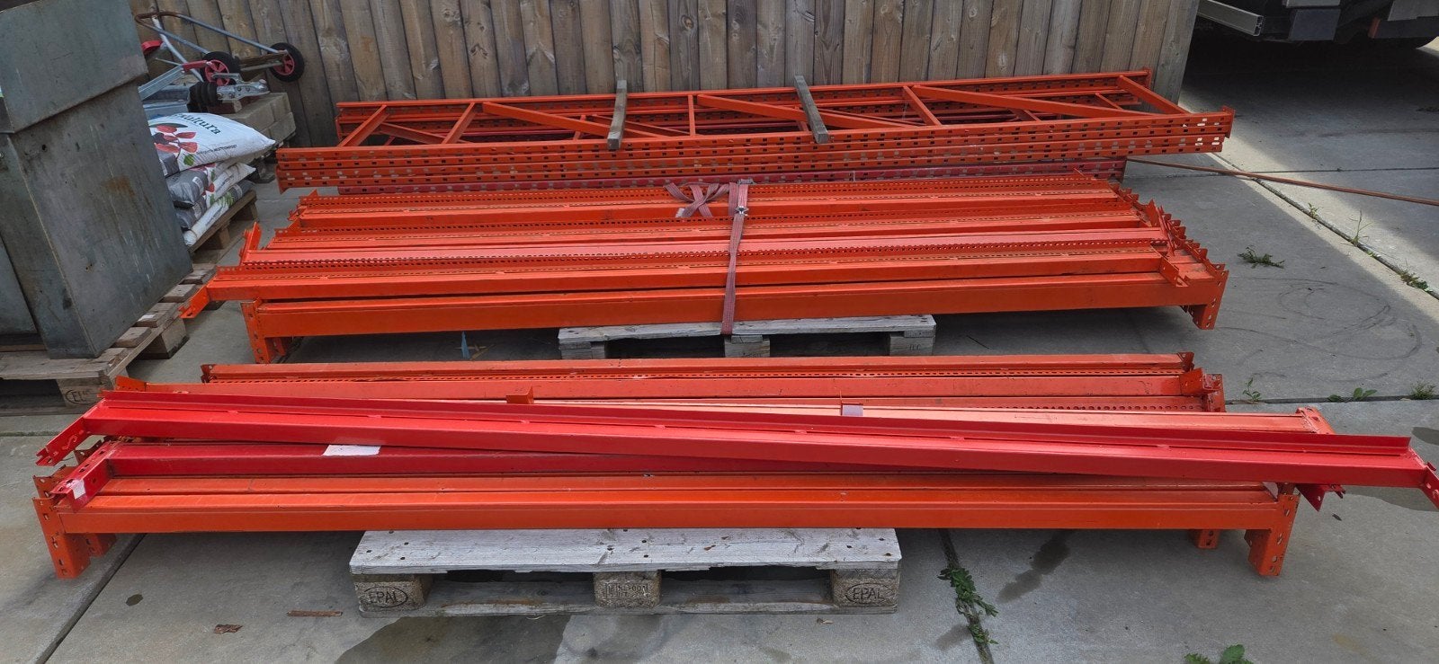 Palletstelling Redirack 3x staanders 33x liggers, Ophalen of Verzenden