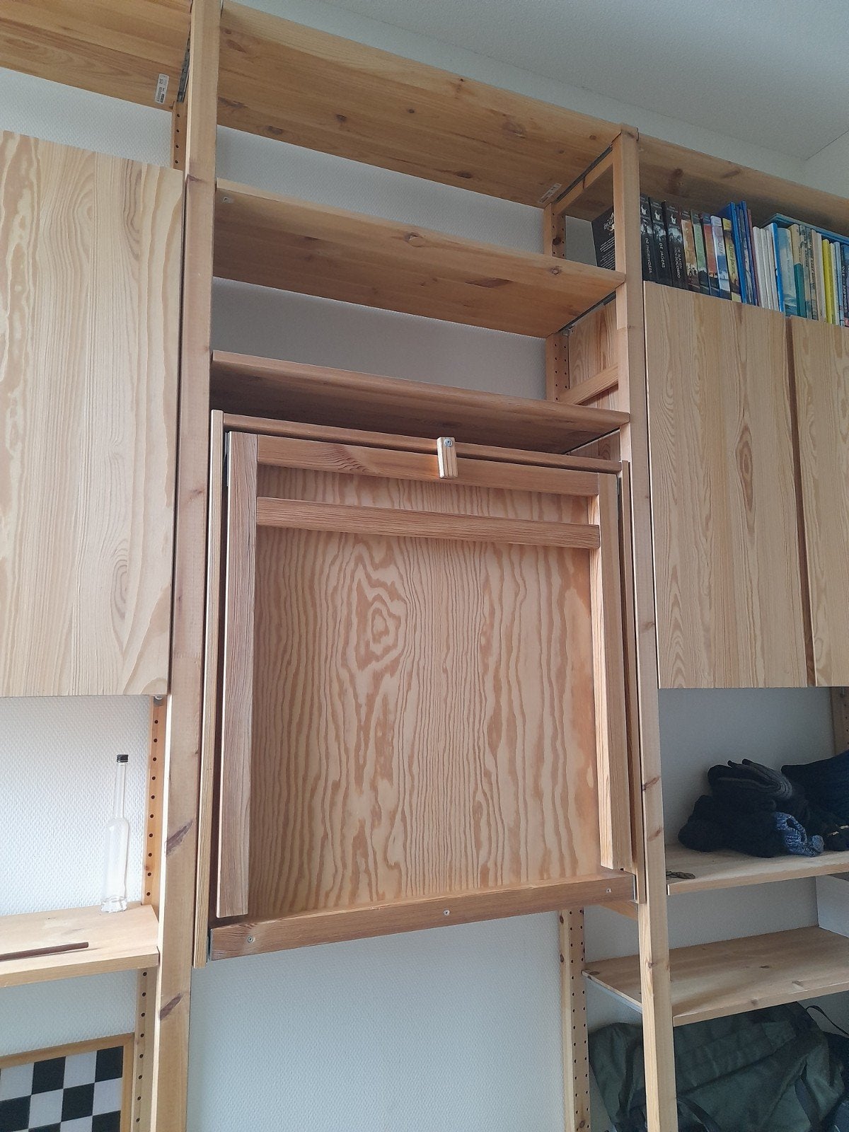 Ikea Ivar opklapbaar bureau., Huis en Inrichting, Ophalen, Gebruikt