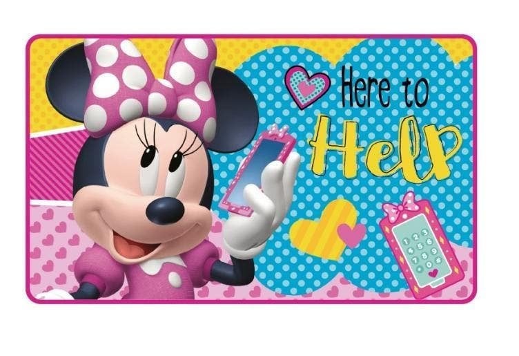 Minnie Mouse Foam Vloerkleed Kinderkamer - DIsney Badmat, Ophalen of Verzenden, Nieuw