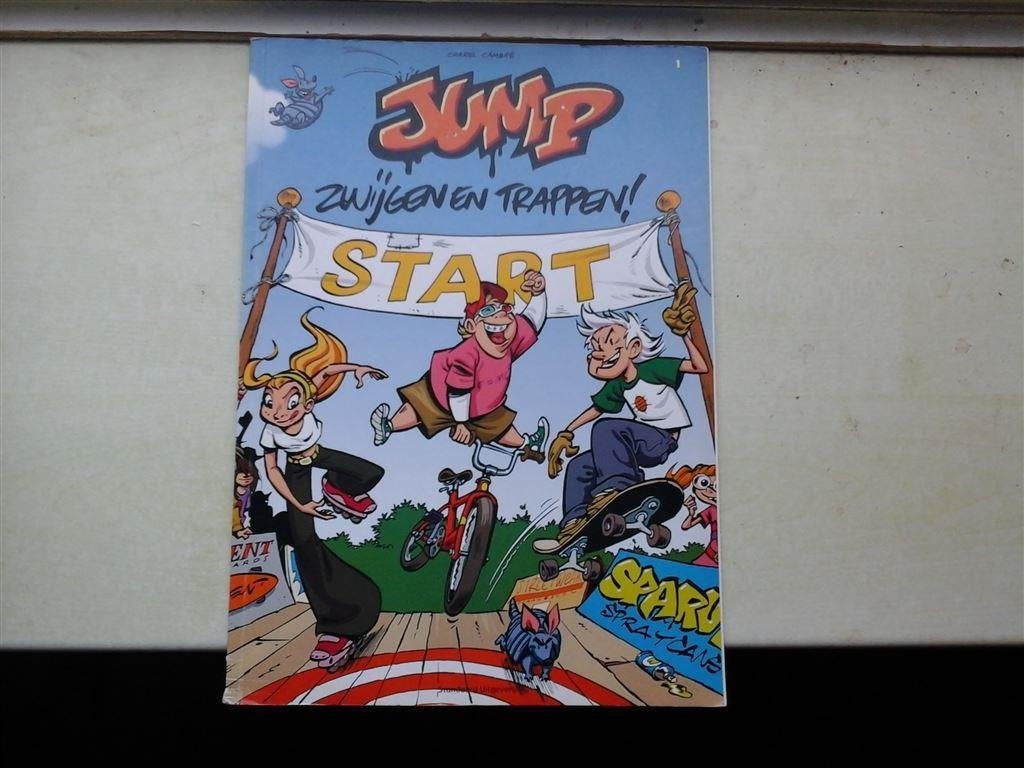 ns3-jump-zwijgen en trappen-goede staat, Eén stripboek, Ophalen of Verzenden, Zo goed als nieuw